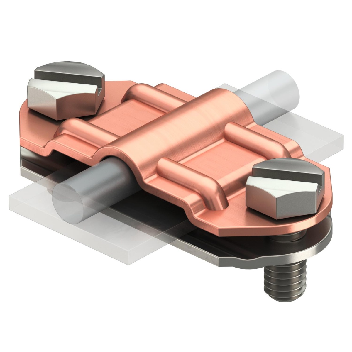 Ligador união bimetálica FL30x8-10mm Cobre