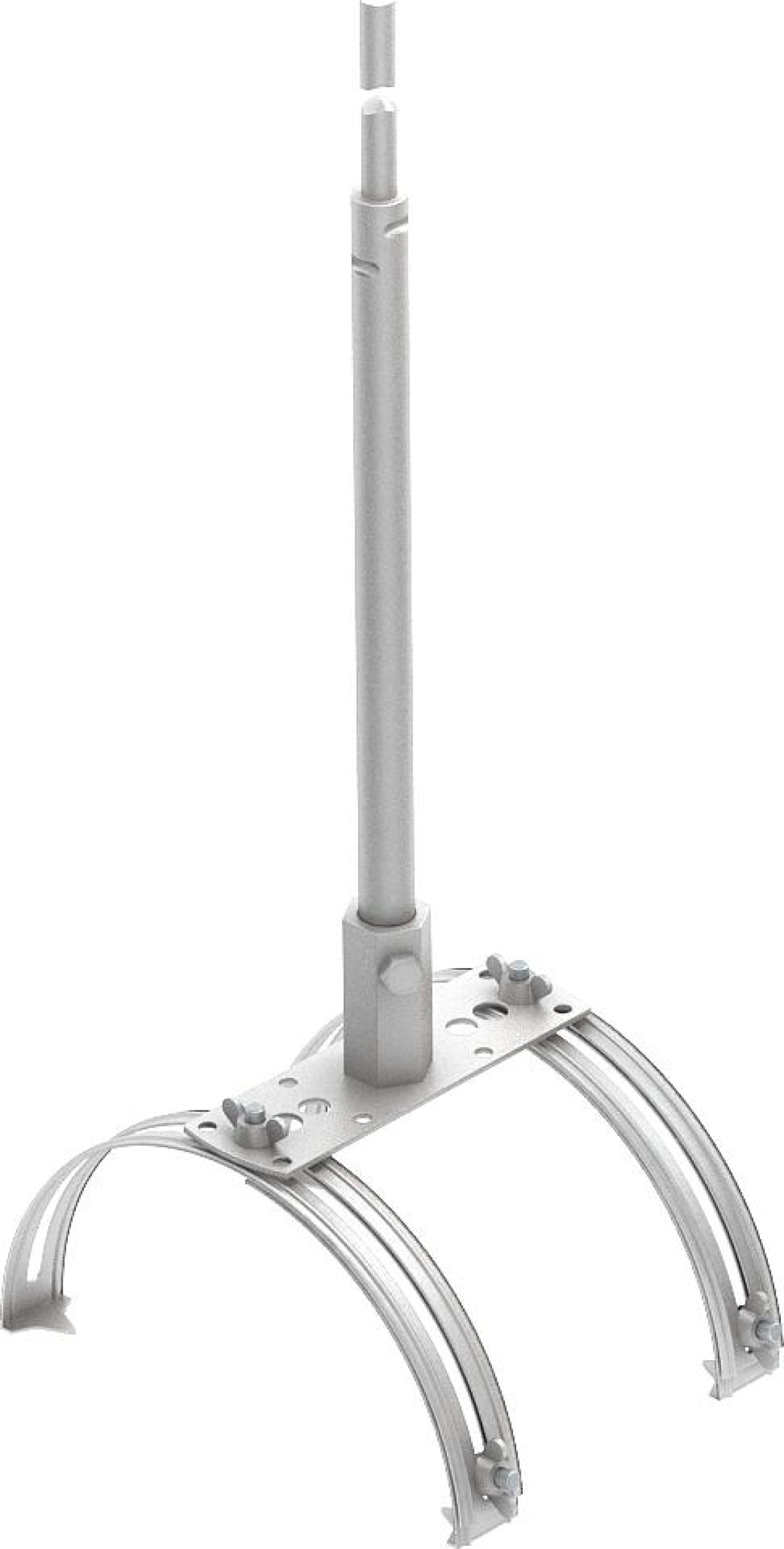 Haste captora para telhas de cumeeira 1m Aço inoxidável, livre de ferrugem 1.4301 A2 1.4301