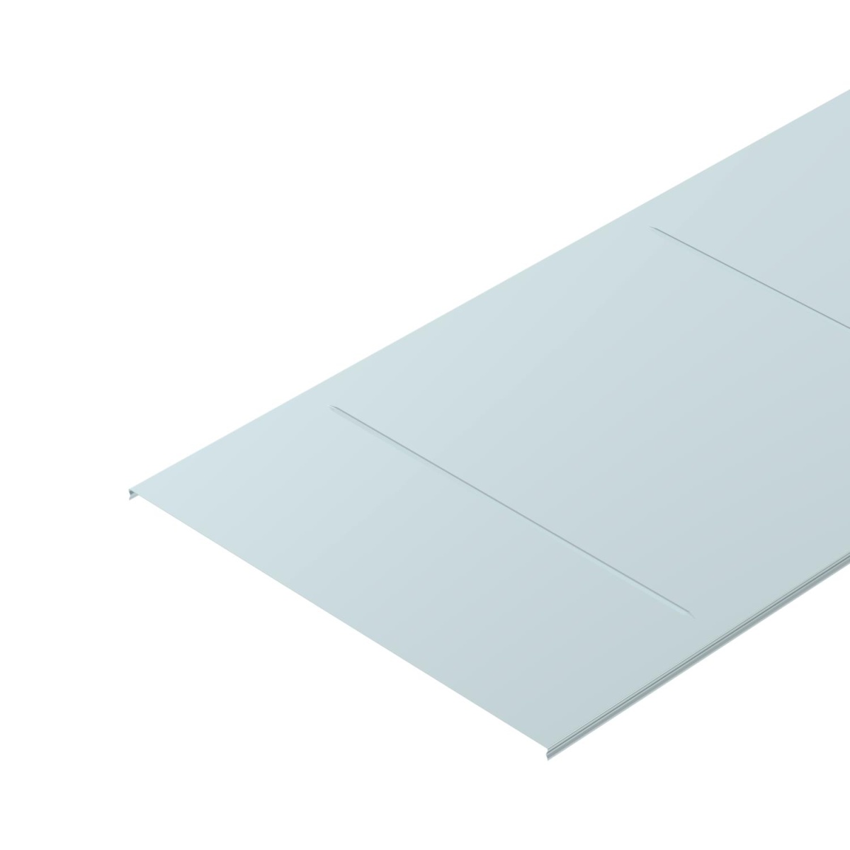 Tampa bloqueável para caminho de cabos em varão 600x3000 Aço galvanizado pelo método Sendzimir zinco