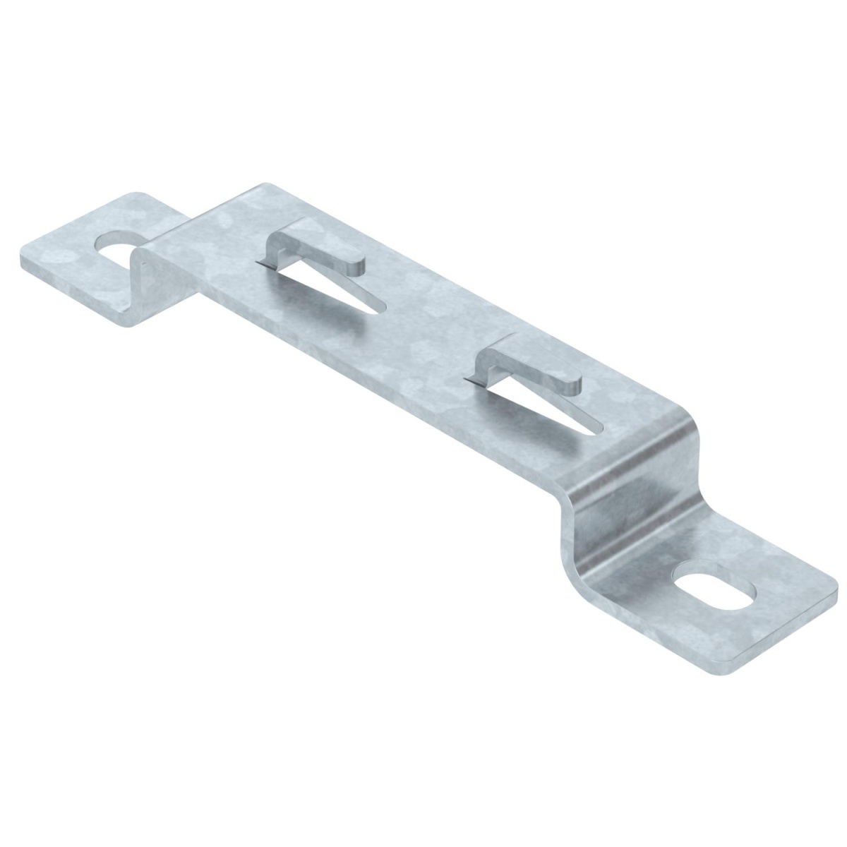 Distanciador para caminho de cabos em varão B100mm Aço Galvanizado por imersão a quente após maquinação zinco