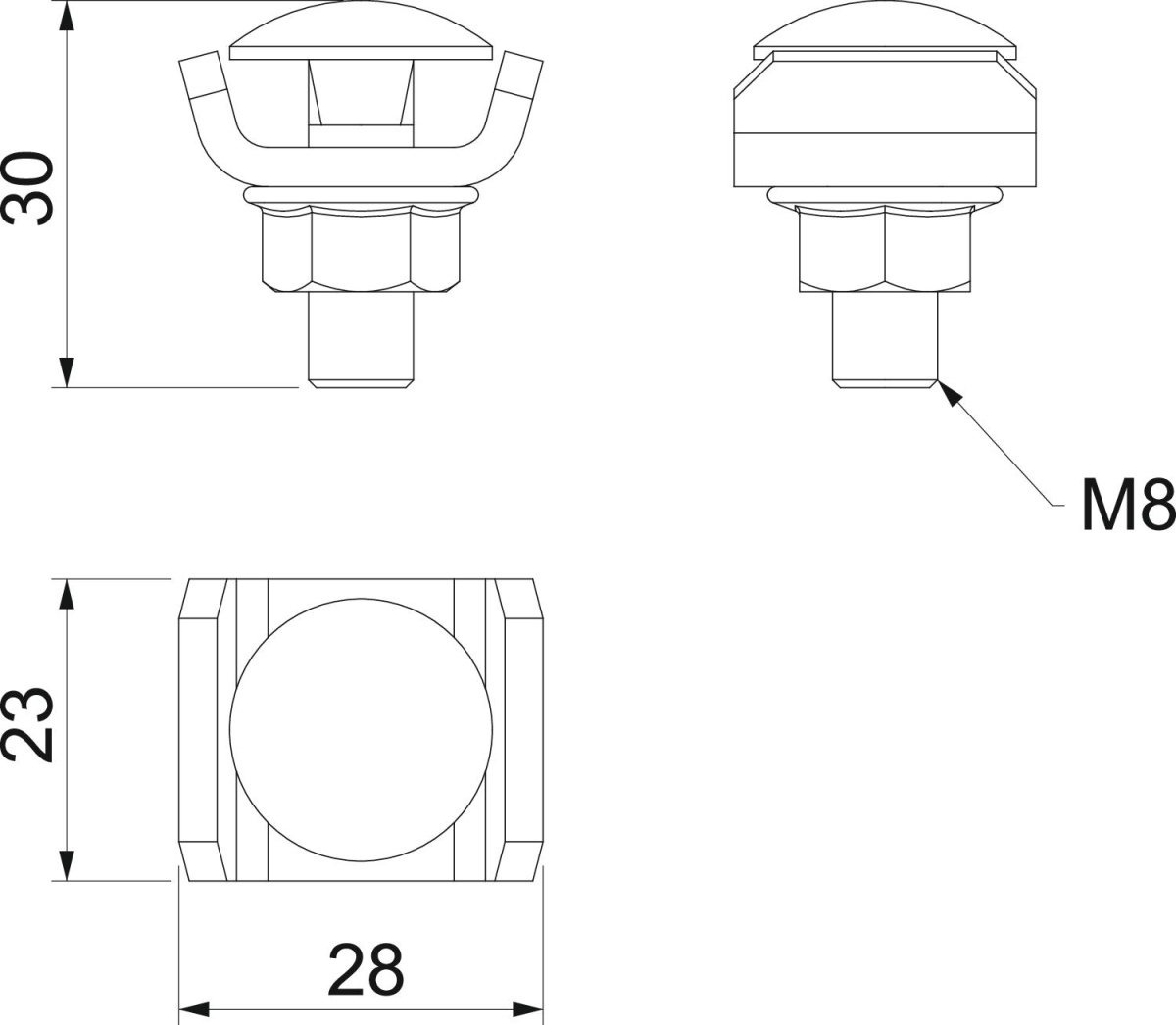 U-connector for mesh cable tray 24x28x30 Aço eletrogalvanizado zinco