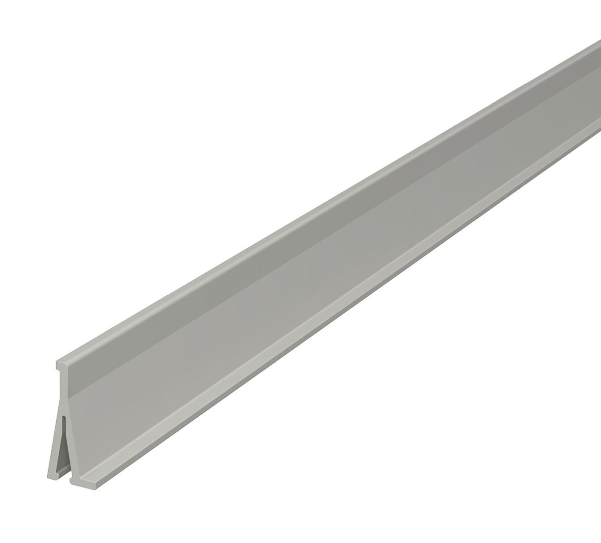 Separador 40x2000mm Policloreto de vinilo cinzento claro RAL 7035
