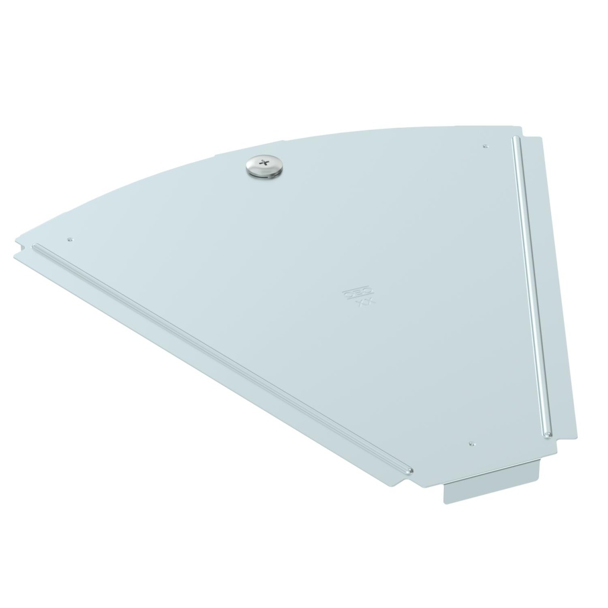 Tampa para ângulo 45 B300mm Aço Galvanização continuazincoalumínio, Double Dip zinco