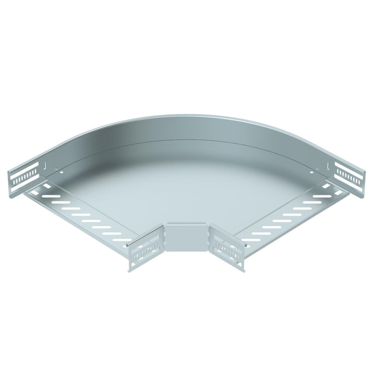 Ângulo 90º para caminho cabos, horizontal 60x300 Aço galvanizado pelo método Sendzimir zinco