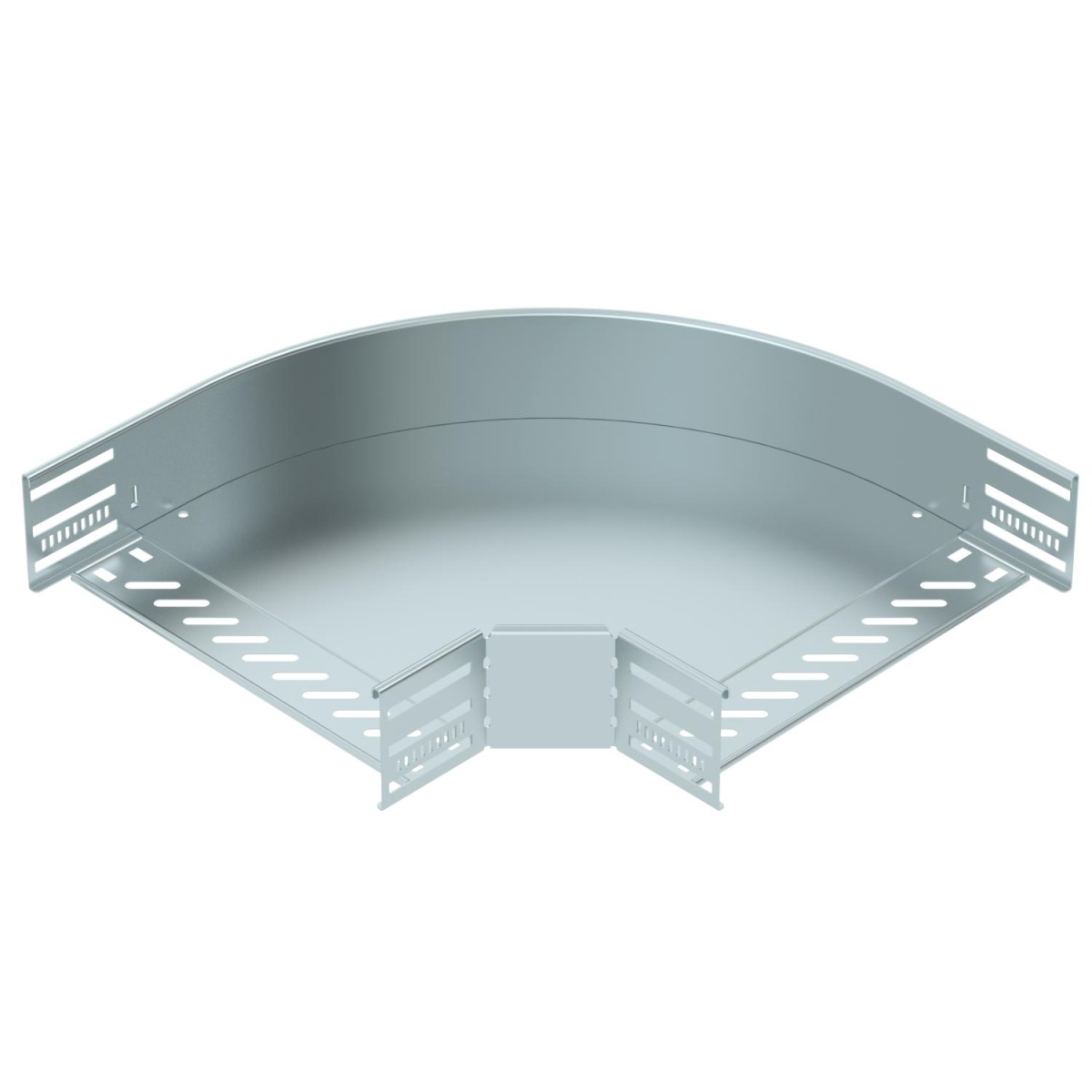 Ângulo 90º para caminho cabos, horizontal 85x300 Aço galvanizado pelo método Sendzimir zinco