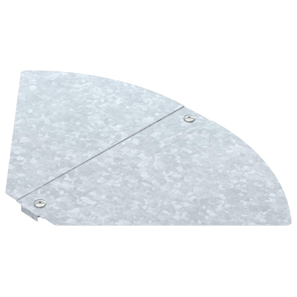 Tampa para ângulo variável B100mm Aço Galvanização continuazincoalumínio, Double Dip zinco