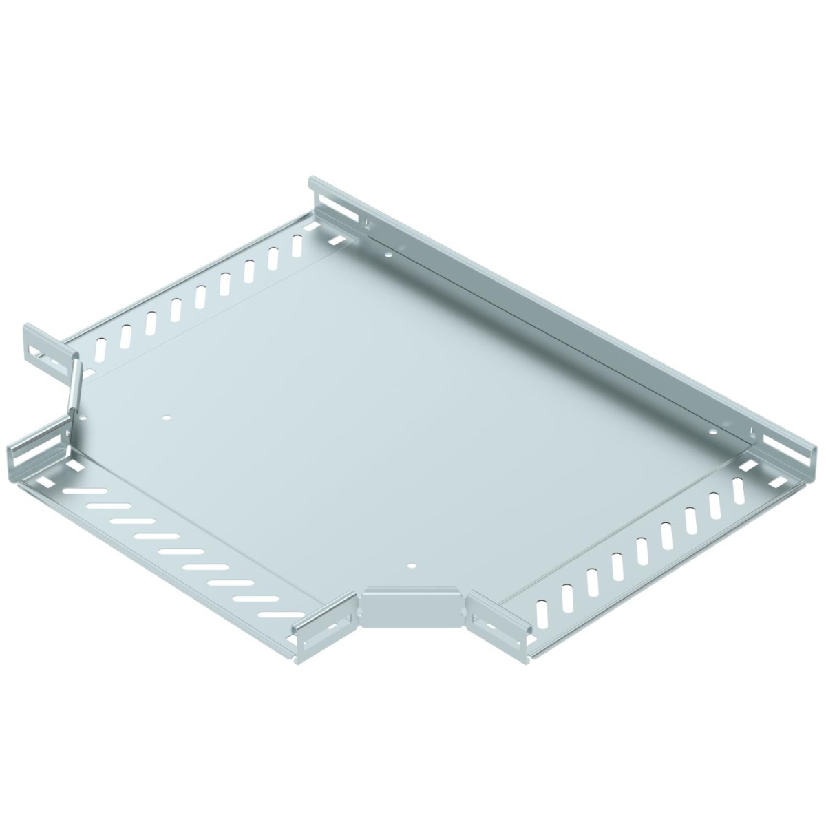 Derivação em T para caminho cabos, horizontal 35x300 Aço galvanizado pelo método Sendzimir zinco