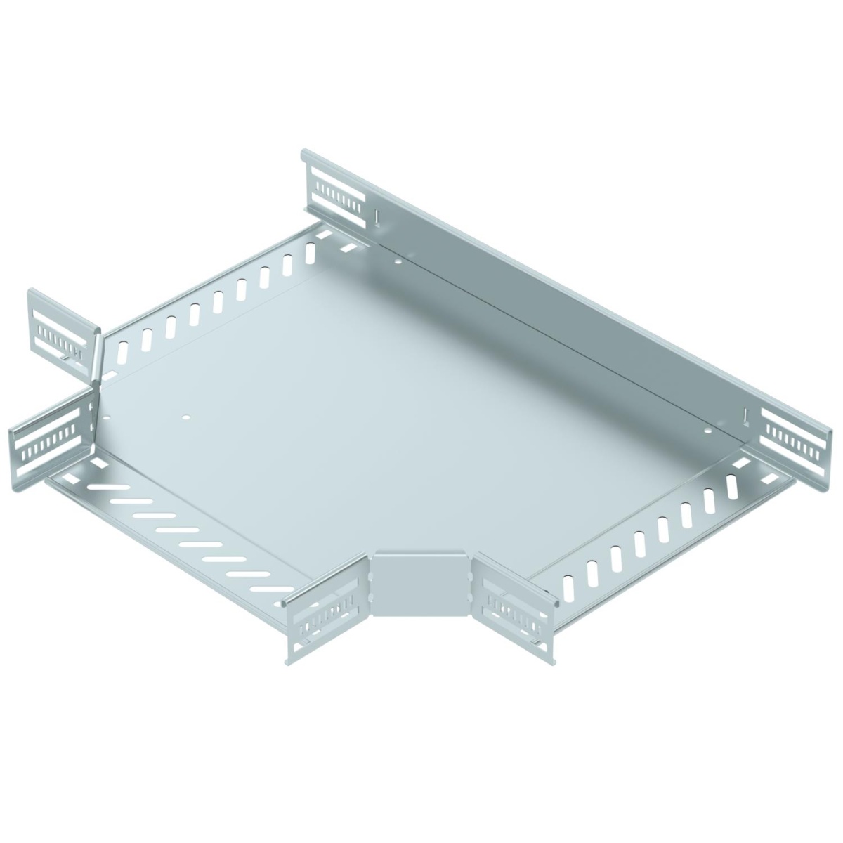 Derivação em T para caminho cabos, horizontal 60x300 Aço galvanizado pelo método Sendzimir zinco