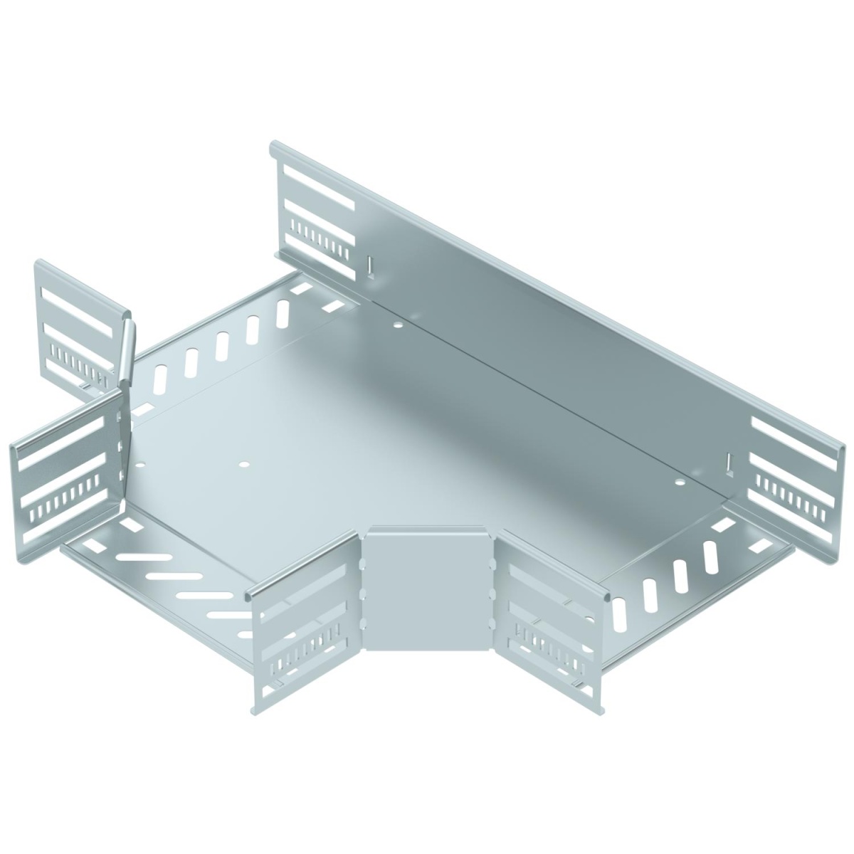 Derivação em T para caminho cabos, horizontal 85x200 Aço galvanizado pelo método Sendzimir zinco