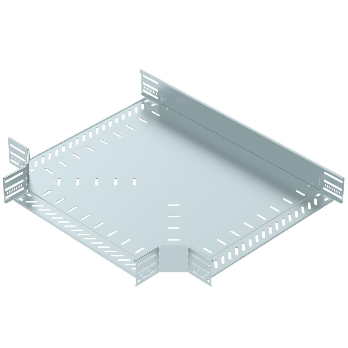 Derivação em T para caminho cabos, horizontal 85x500 Aço galvanizado pelo método Sendzimir zinco