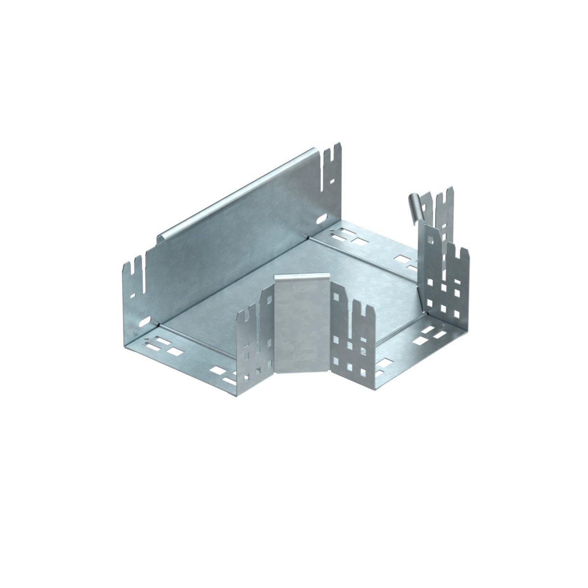 Derivação em T com união de encaixe rápido 110x150 Aço Galvanizado por imersão a quente após maquinação