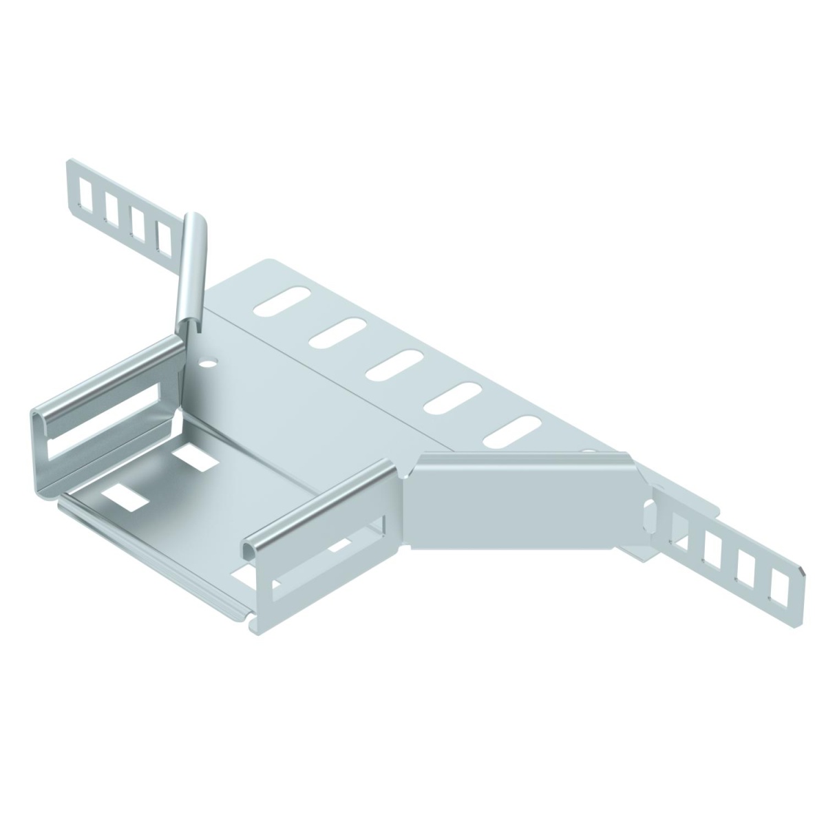 Derivação simples para caminho de cabos em chapa 35x100 Aço galvanizado pelo método Sendzimir zinco