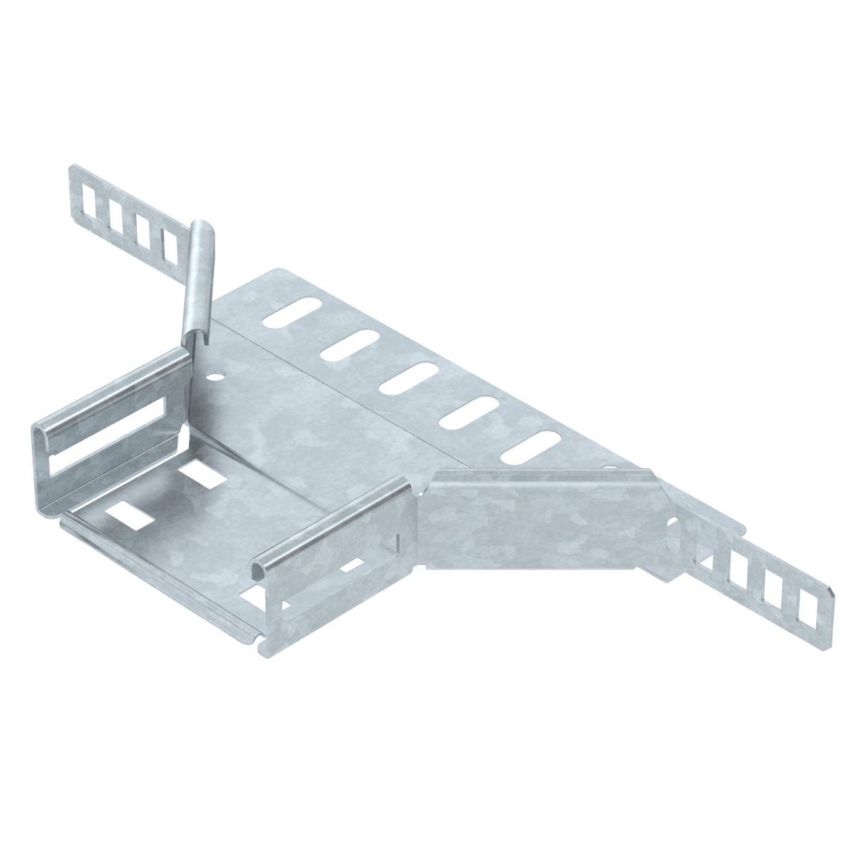 Derivação simples para caminho de cabos em chapa 35x100 Aço Galvanizado por imersão a quente após maquinação zinco