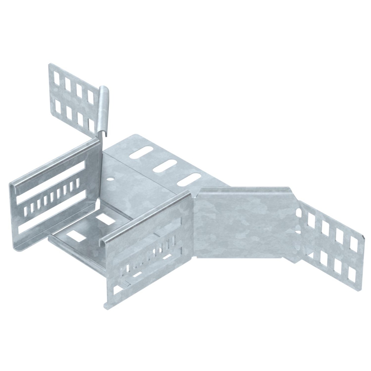 Derivação simples para caminho de cabos em chapa 60x100 Aço Galvanizado por imersão a quente após maquinação zinco