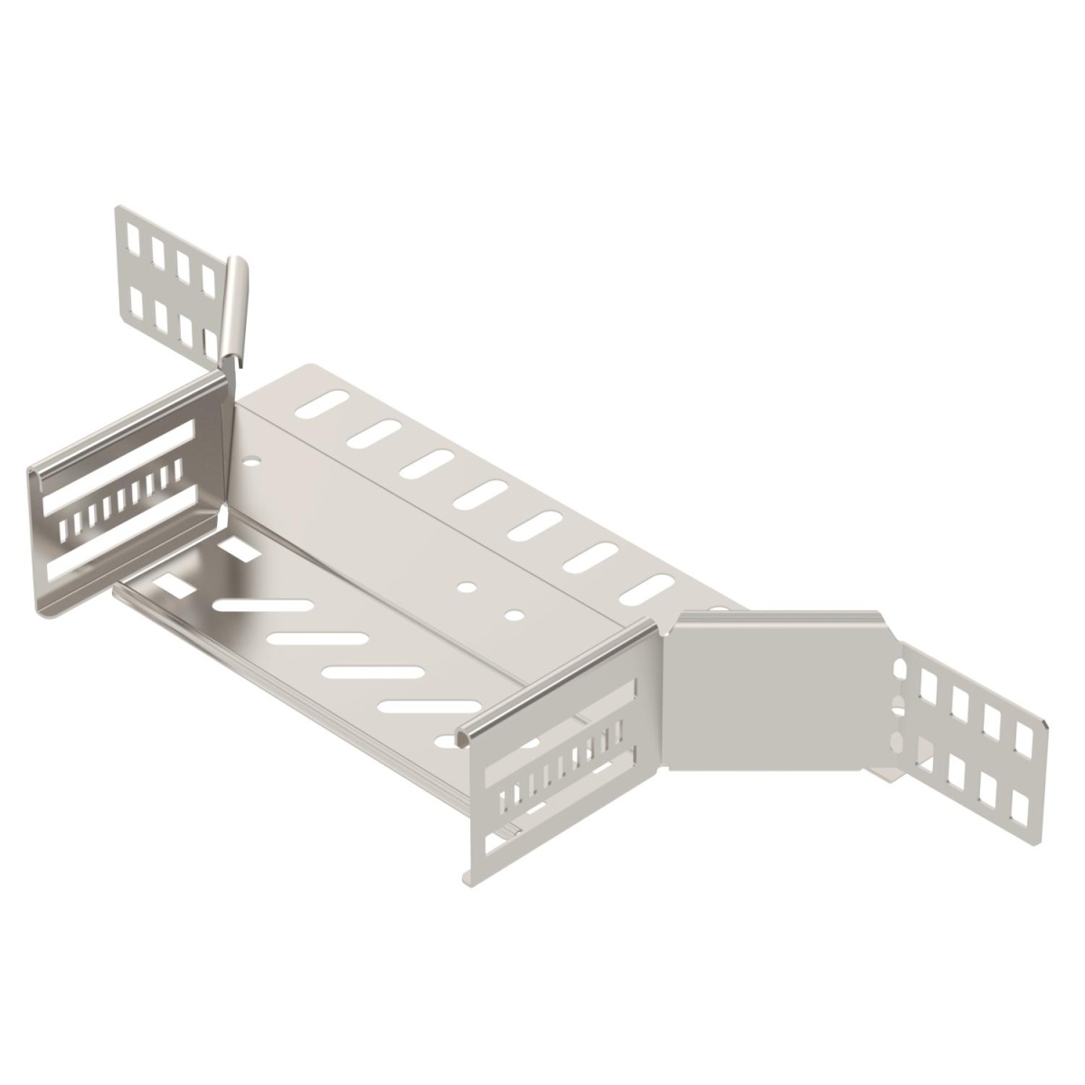 Derivação simples para caminho de cabos em chapa 60x200 Aço inoxidável A4 1.4571 brilhante, pós-tratamento aço inoxidável