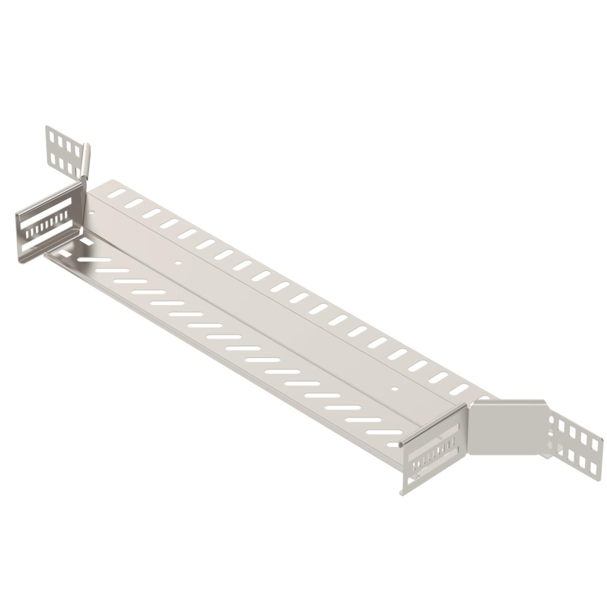 Derivação simples para caminho de cabos em chapa 60x500 Aço inoxidável A4 1.4571 brilhante, pós-tratamento aço inoxidável