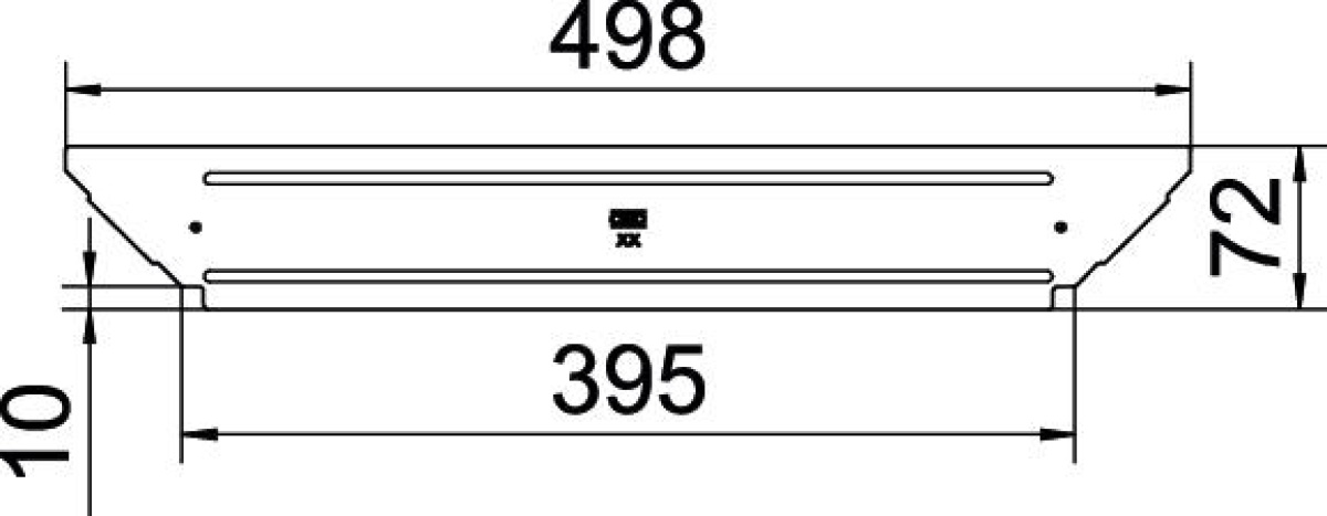 Tampa para derivação simples B400mm Aço inoxidável, livre de ferrugem 1.4301 A2 1.4301 brilhante, pós-tratamento aço inoxidável