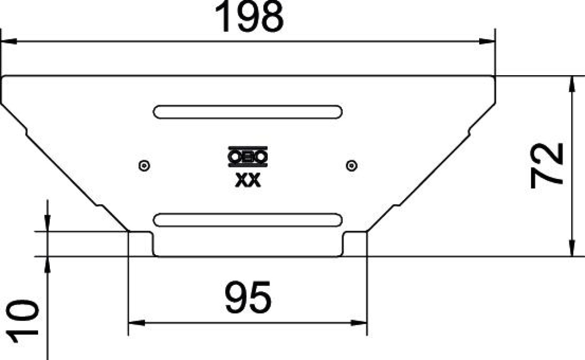 Tampa para derivação simples B100mm Aço inoxidável 1.4571 A4 1.4571 brilhante, pós-tratamento aço inoxidável