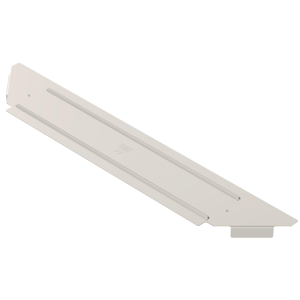 Tampa para derivação simples B300mm Aço inoxidável 1.4571 A4 1.4571 brilhante, pós-tratamento aço inoxidável