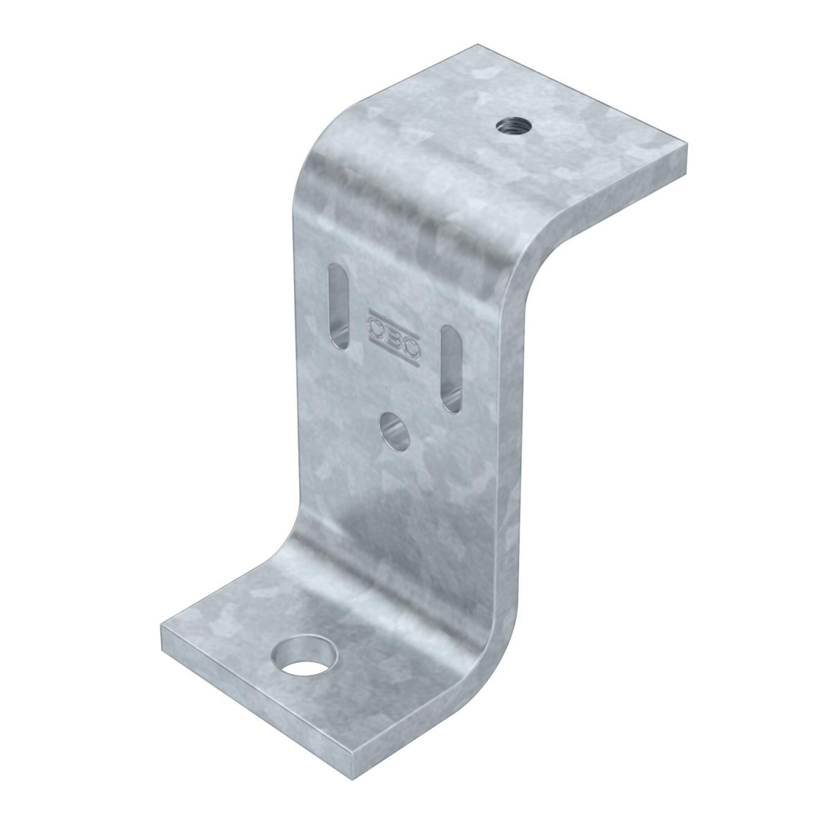 Suporte Z para BKRS para altura de sistema 100 mm 65x40x88 Aço Galvanizado por imersão a quente após maquinação zinco