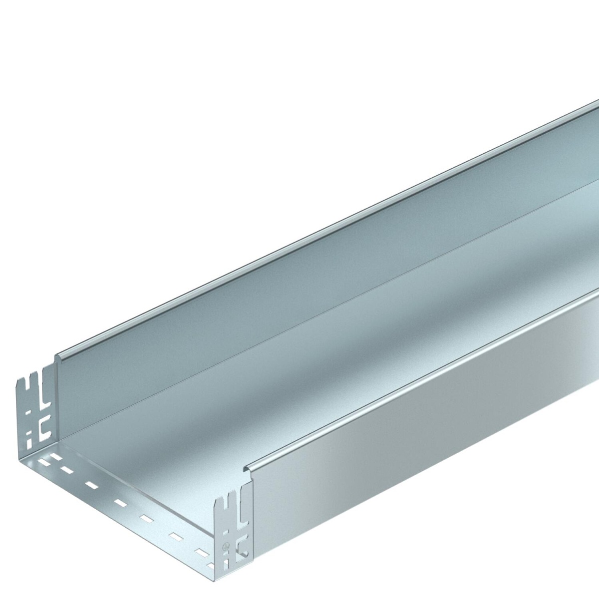 Caminho de cabos chapa MKSMU não perfurado,união de encaixe 110x300x3050 Aço galvanizado pelo método Sendzimir zinco