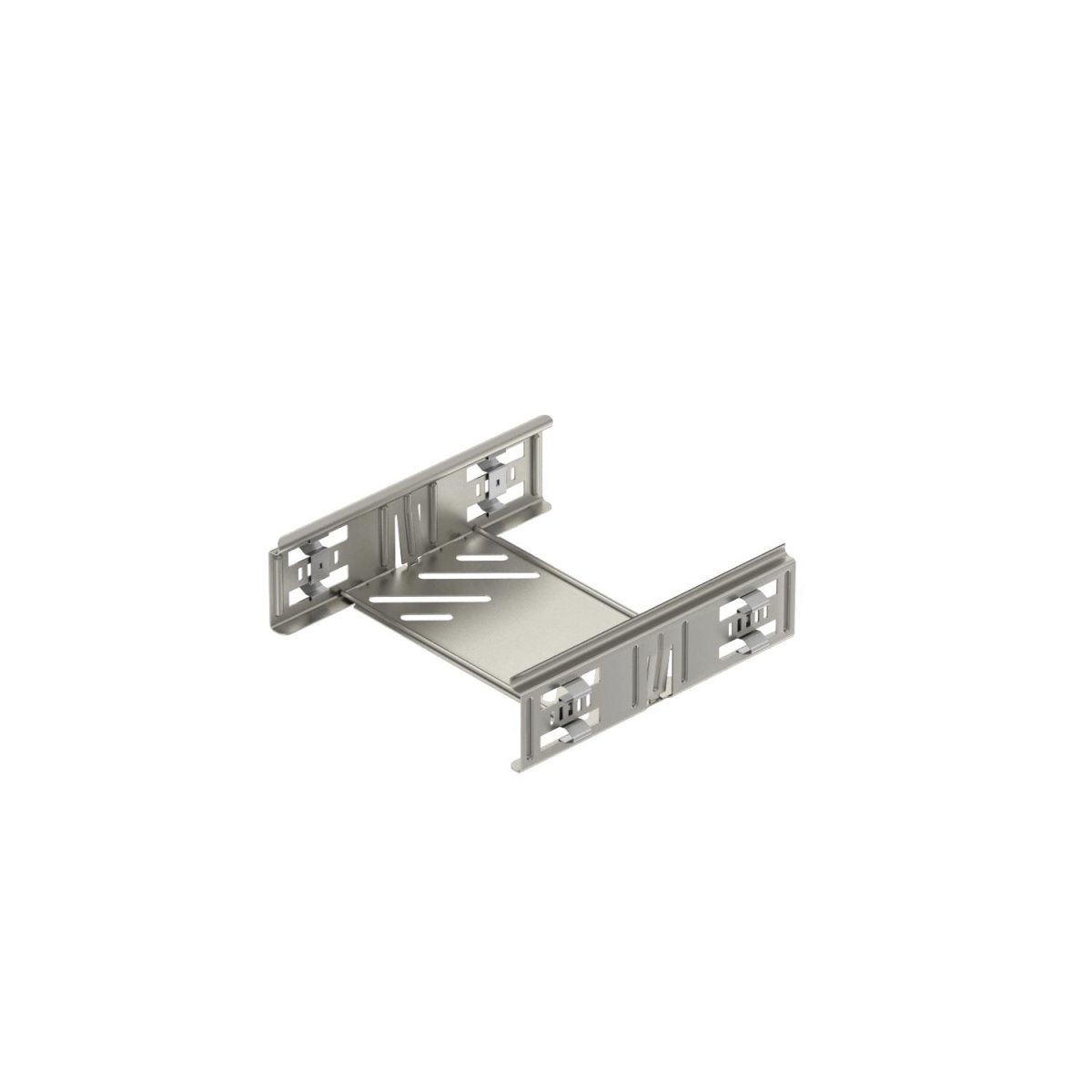 Conjunto de união rápida para caminho de cabos Magic 60x200x200 Aço inoxidável, livre de ferrugem A2 1.4301 brilhante, pós-tratamento aço inoxidável