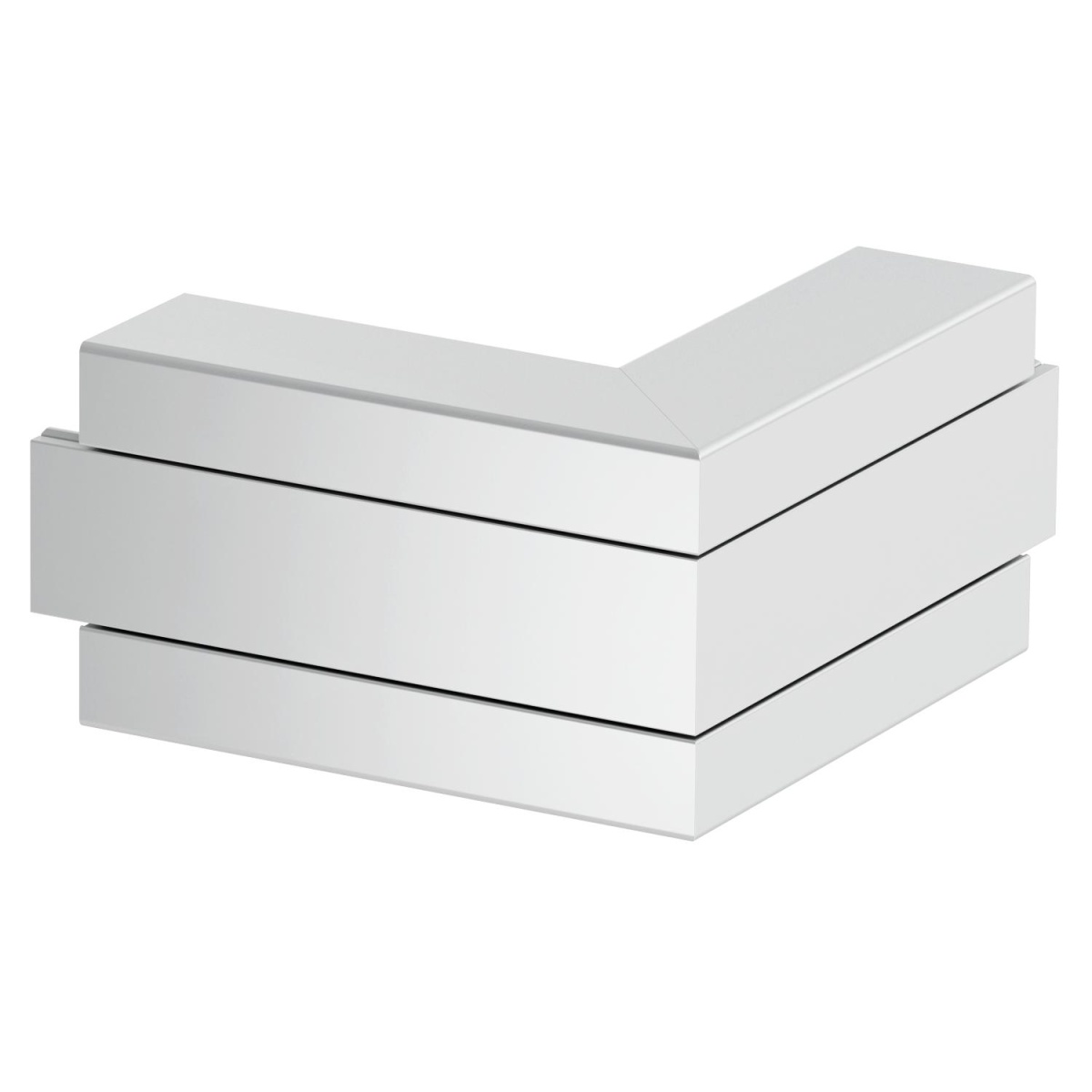 Ângulo externo Alumínio, rígido 53x100x175 Alumínio anodizado alumínio