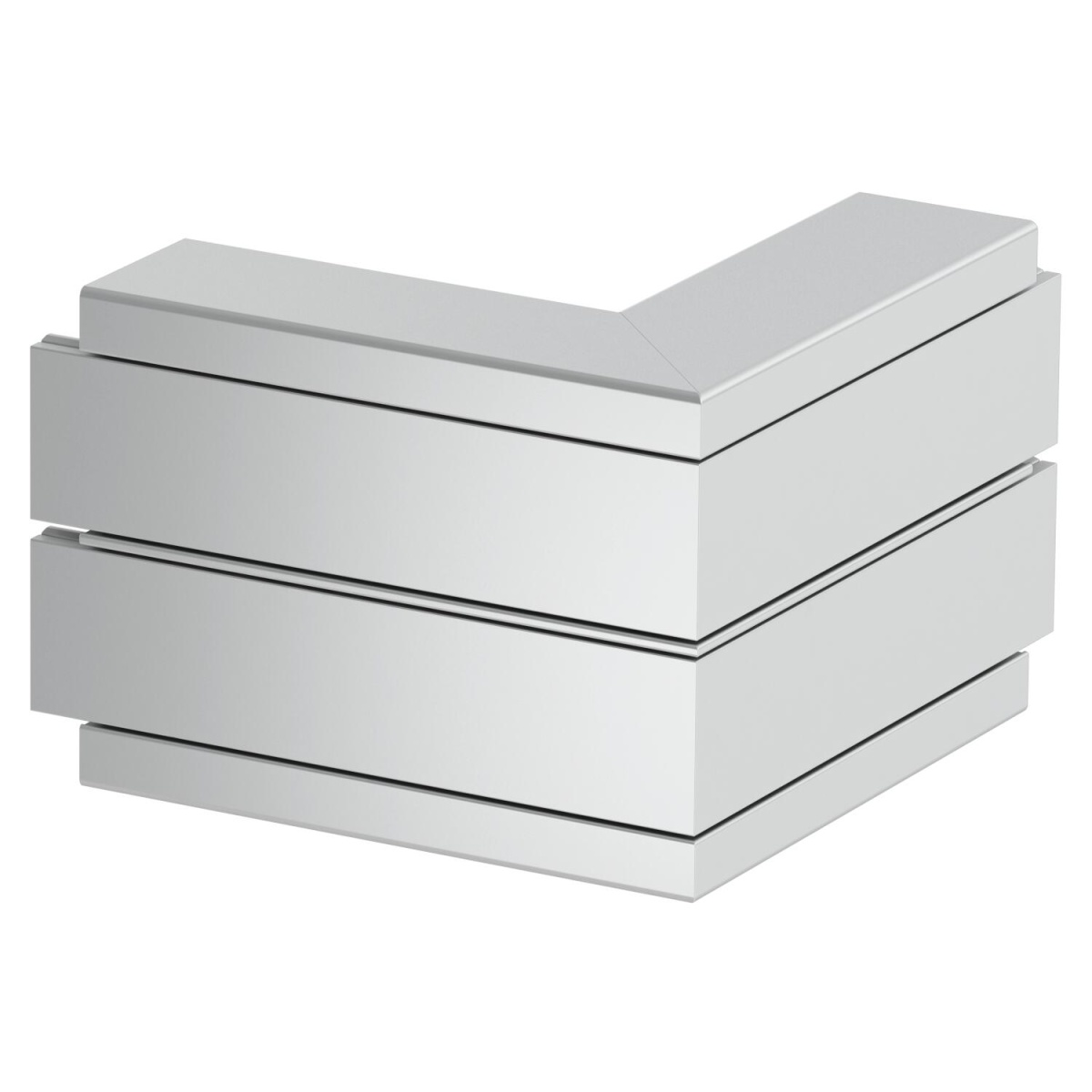 Ângulo externo Alumínio, rígido 53x130x175 Alumínio anodizado alumínio