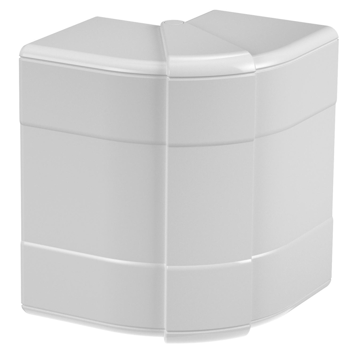 Ângulo externo variável 110x88x88 Policarbonatoacrilonitrila-butadieno-estireno cinzento claro RAL 7035