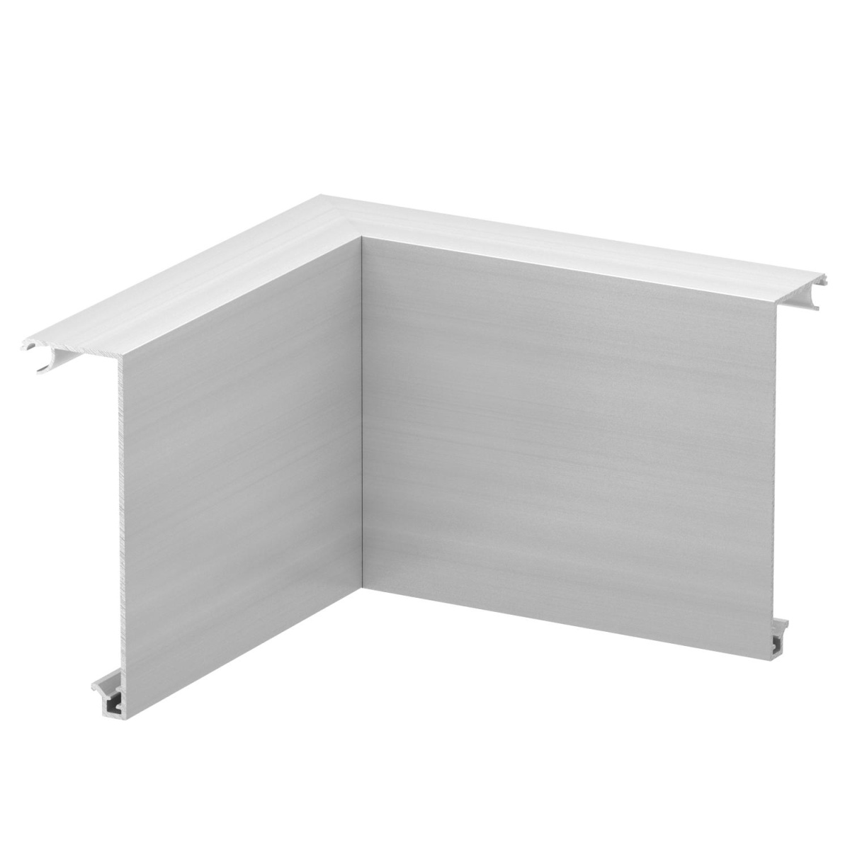 Tampa de ângulo interno GAD Desing Style 44x140x218 Alumínio anodizado alumínio