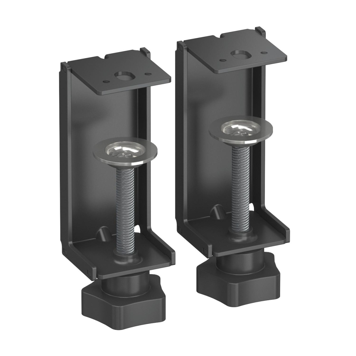 Patilha de fixação intervalo de 40 a 70 mm 80,4x38,5x118 Aço inoxidável, livre de ferrugem A2 1.4301 revestido a pó preto