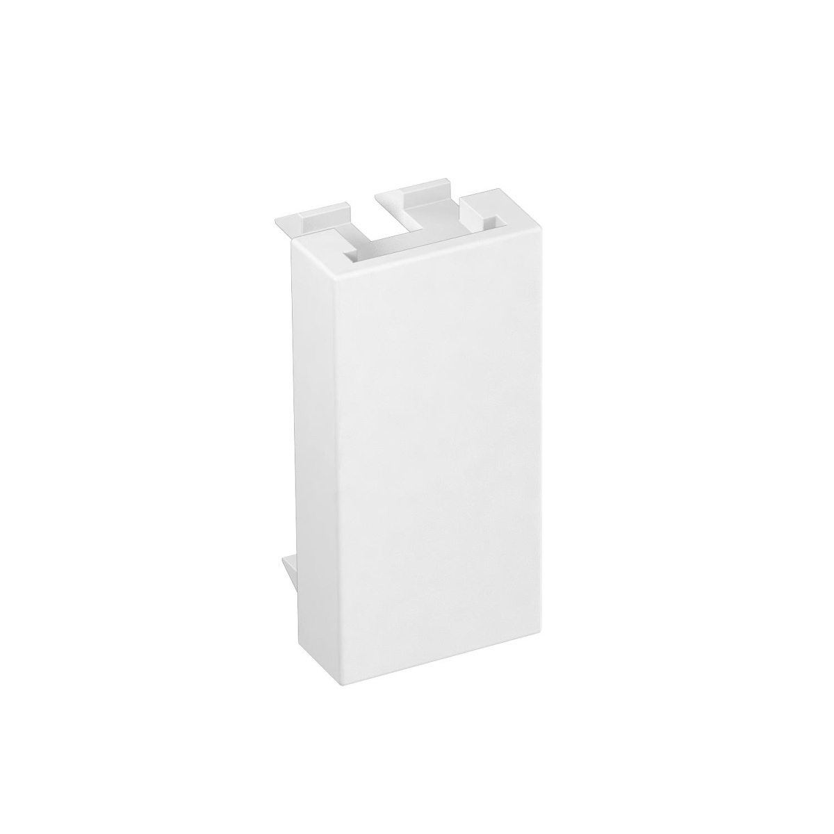 Obturador 12 módulo 45x22,5mm branco puro RAL 9010