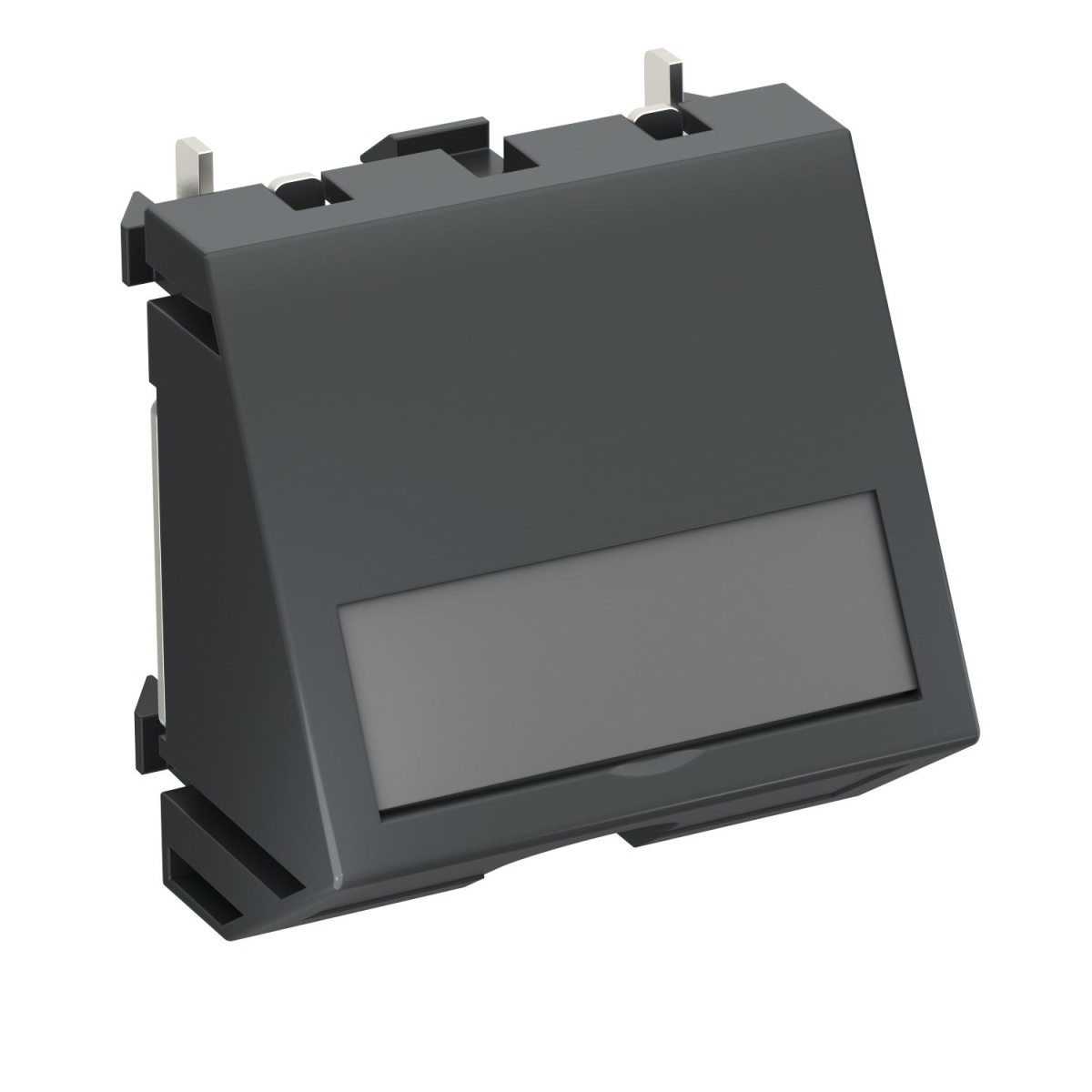 Saída de cabos com alívio de tensão 45x45mm Policarbonato cinzento antracite RAL 7021