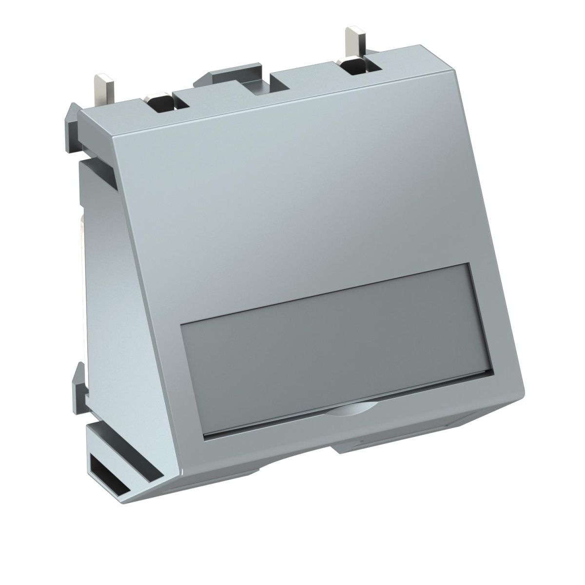 Saída de cabos com alívio de tensão 45x45mm Policarbonato alumínio lacado