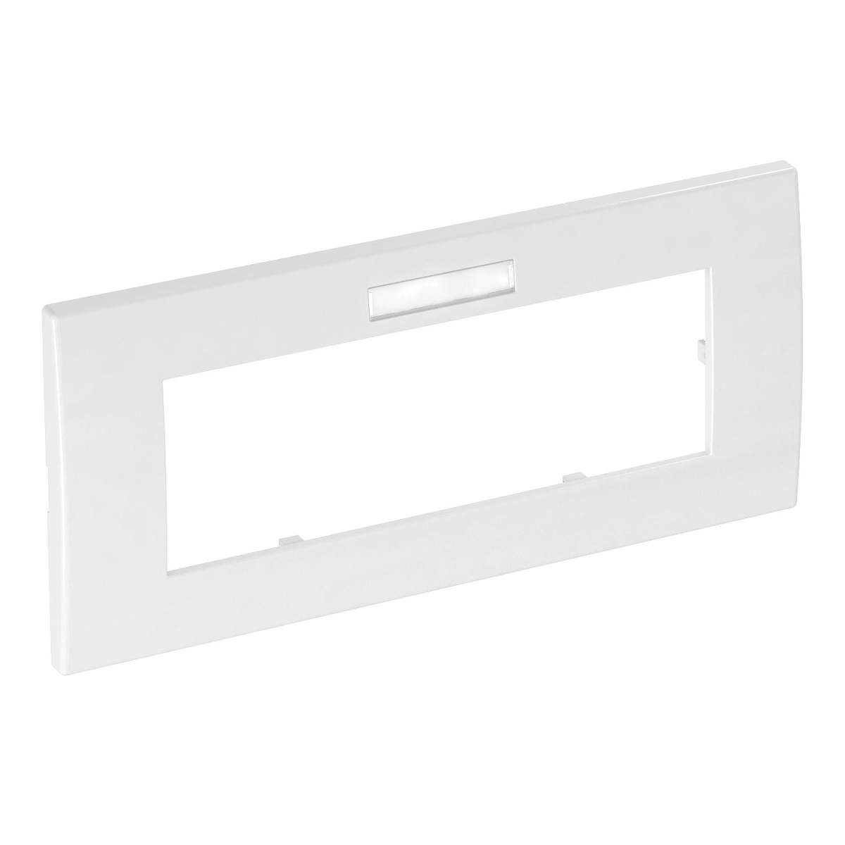 Espelho Modul 45, triplo 84x185mm Policarbonato branco puro RAL 9010