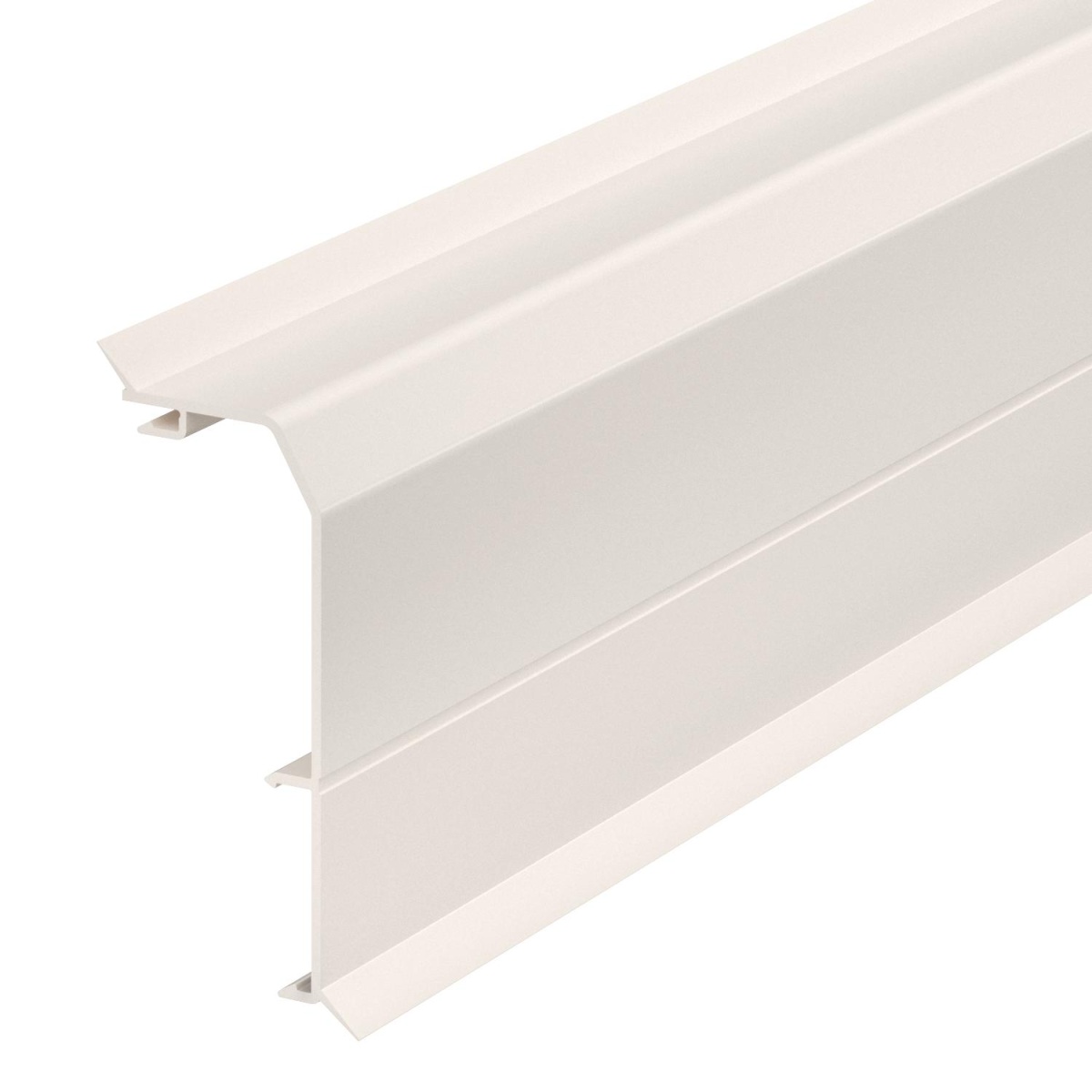 Tampa Base RAUDUO 40x105 DL 9001 Policloreto de vinilo branco creme RAL 9001
