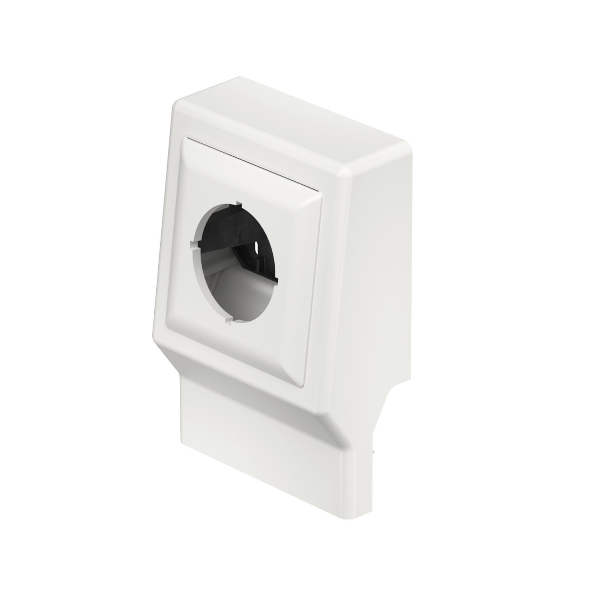 Suporte de aparelhos vazia SL 20x5070 RAL9010 Policloreto de vinilo branco puro RAL 9010