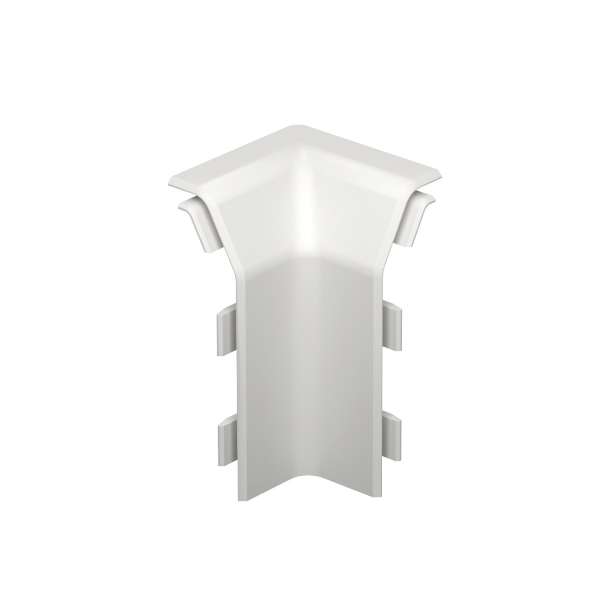 Ângulo interno SL 20x70 9010 Policloreto de vinilo branco puro RAL 9010