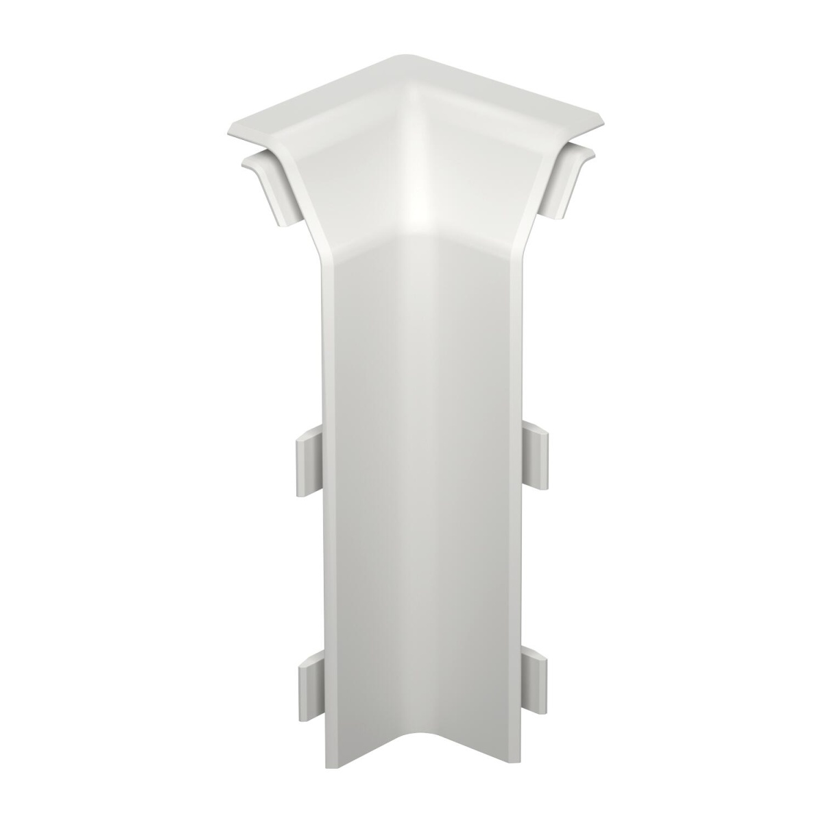 Ângulo interno SL 20x110 9010 Policloreto de vinilo branco puro RAL 9010