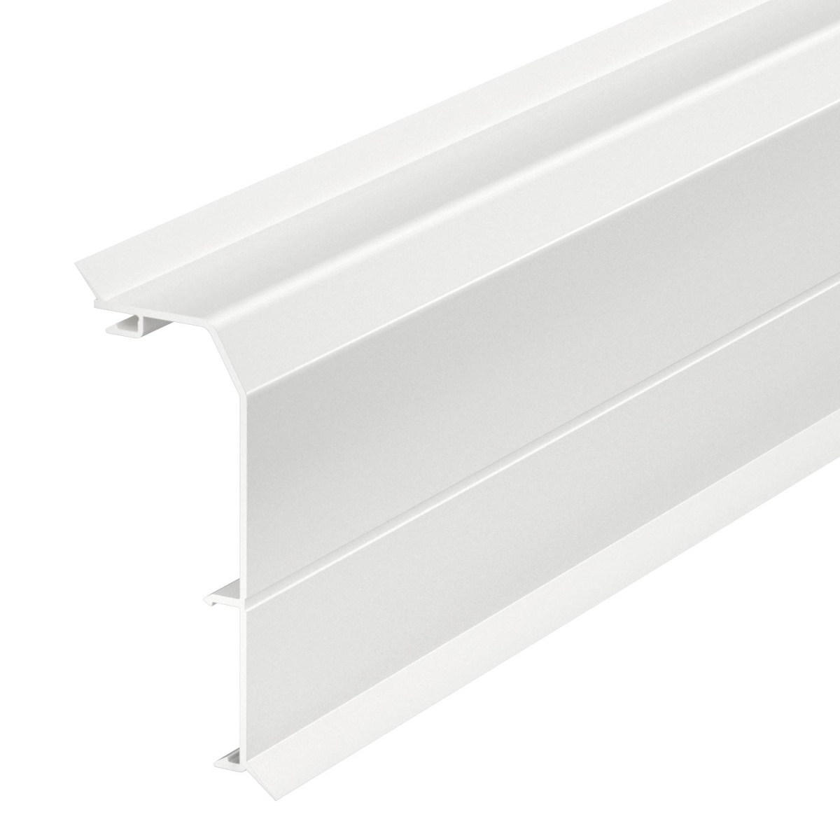 Tampa Base RAUDUO 40x105 DL 9010 Policloreto de vinilo branco puro RAL 9010