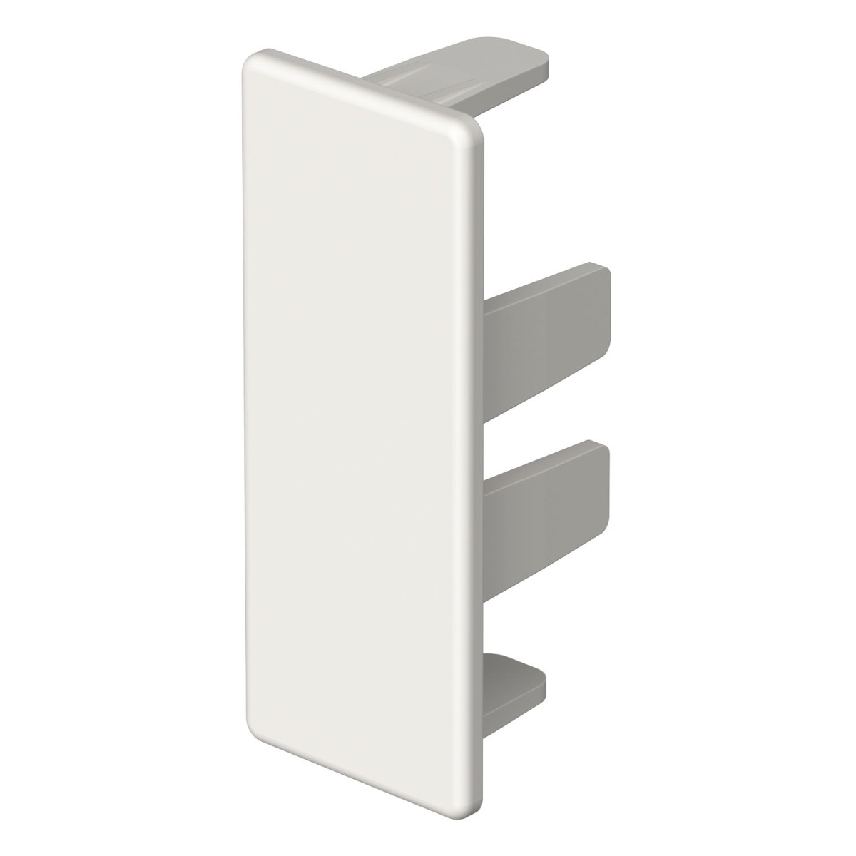 Topo 20x50mm Policloreto de vinilo branco puro RAL 9010