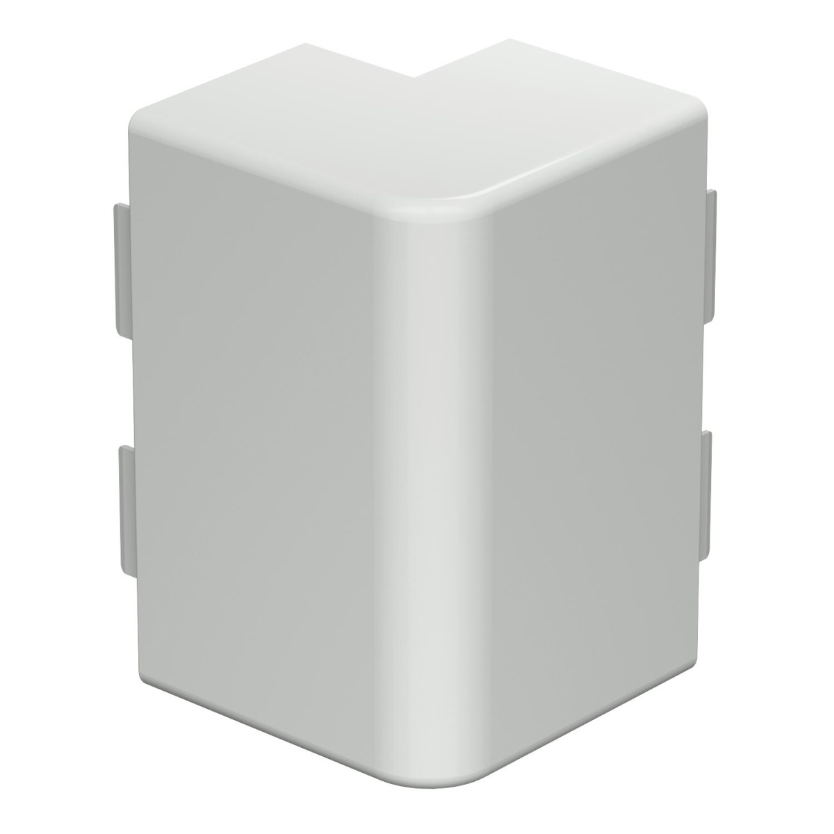 Ângulo externo livre de halogéneo 60x150mm Policarbonatoacrilonitrila-butadieno-estireno cinzento claro RAL 7035