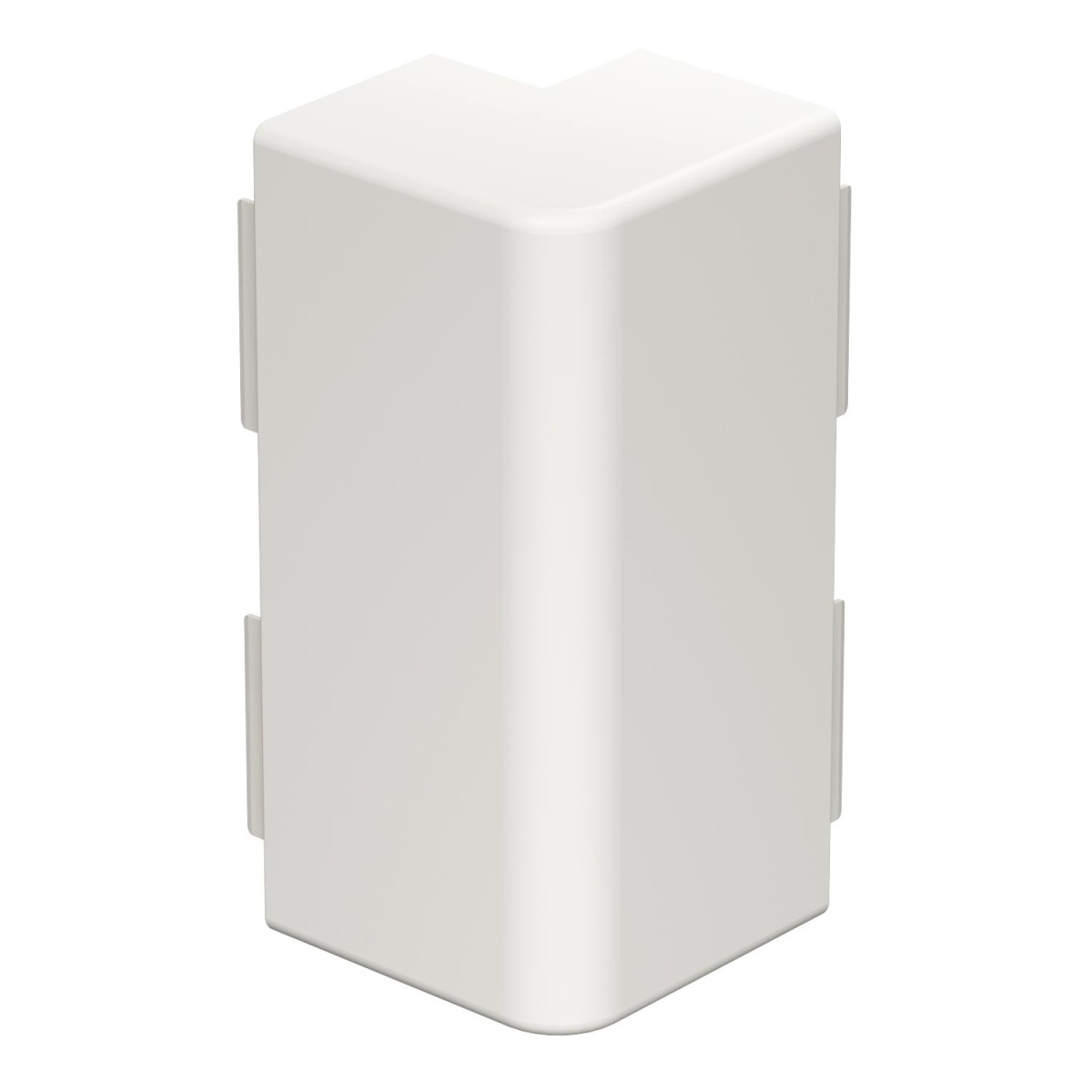 Ângulo externo 60x210mm Policloreto de vinilo branco puro RAL 9010