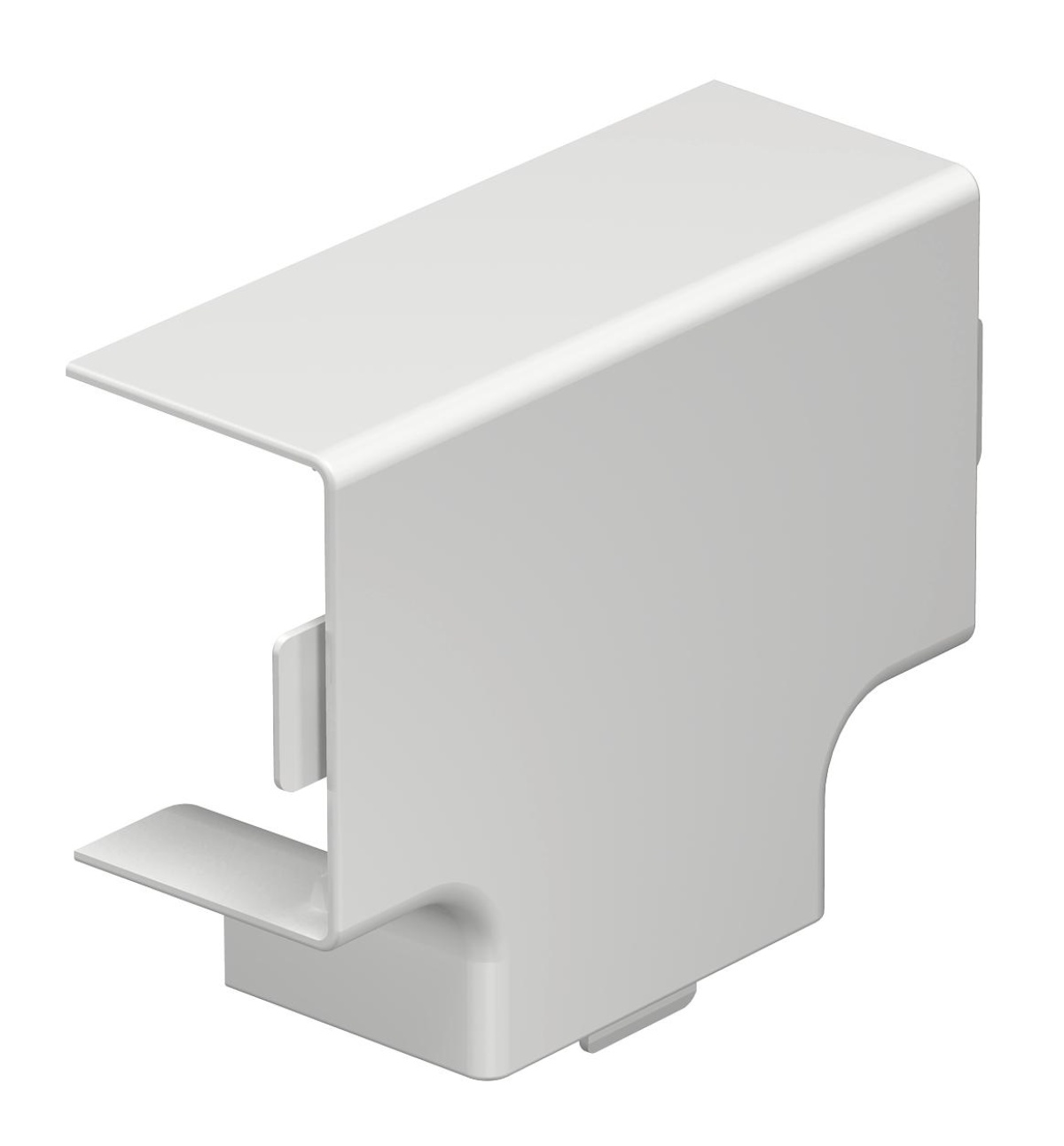 Derivação em T 30x45mm Policloreto de vinilo branco puro RAL 9010