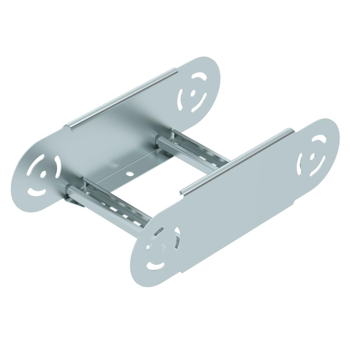 Elemento do ângulo regulável para caminhos de cabos escada 110x200 Aço galvanizado pelo método Sendzimir zinco