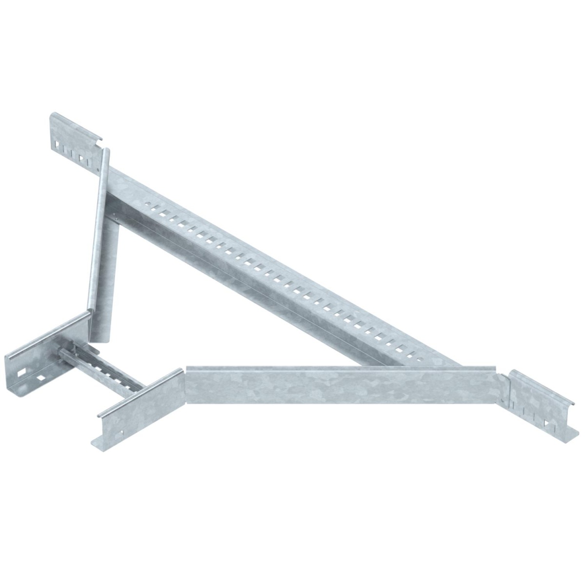 Derivação simples para caminhos de cabos escada 60x200 Aço Galvanizado por imersão a quente após maquinação zinco