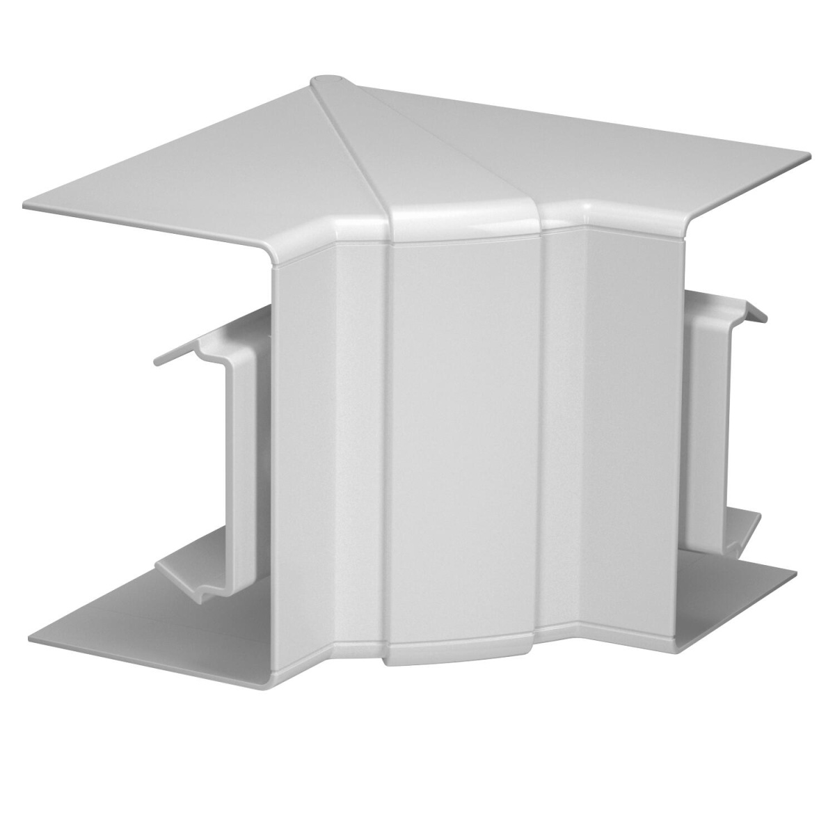 Ângulo interno variável 70x110mm Policarbonatoacrilonitrila-butadieno-estireno cinzento claro RAL 7035