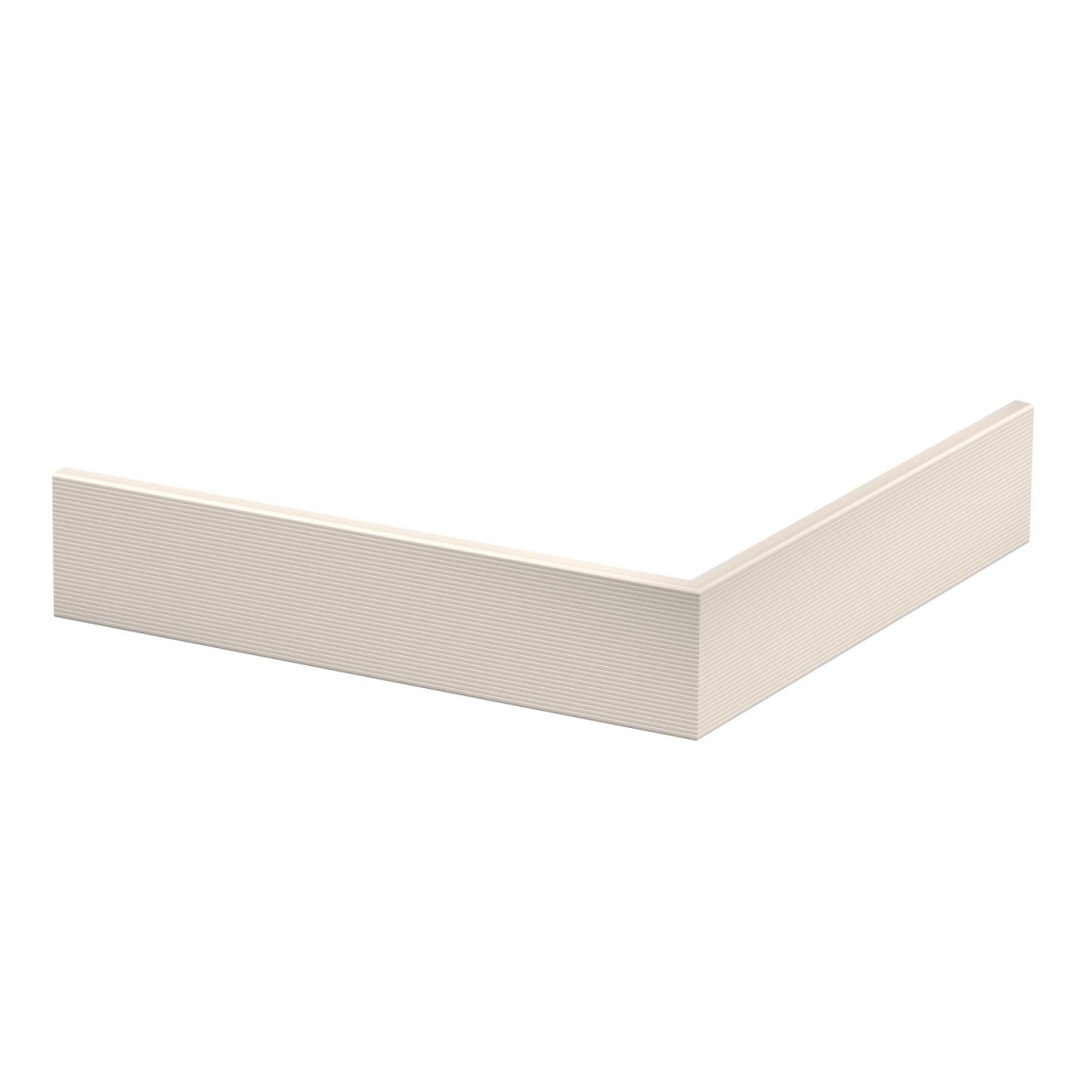 Tampa Ângulo externo, lisa Policloreto de vinilo branco creme RAL 9001