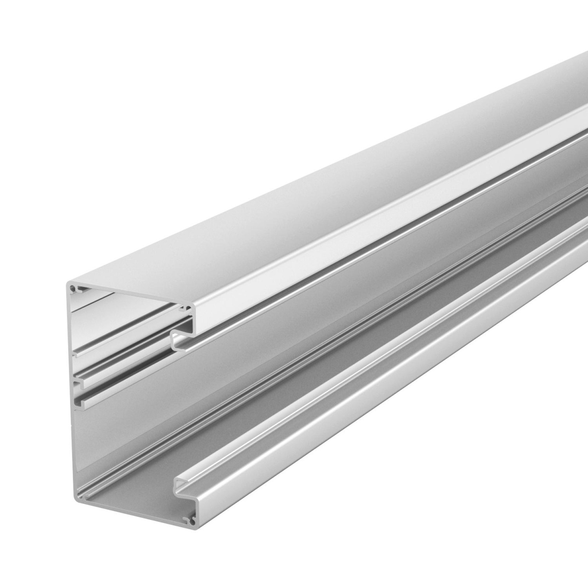 Calha técnica simétrica 70x110x2000 Alumínio anodizado alumínio