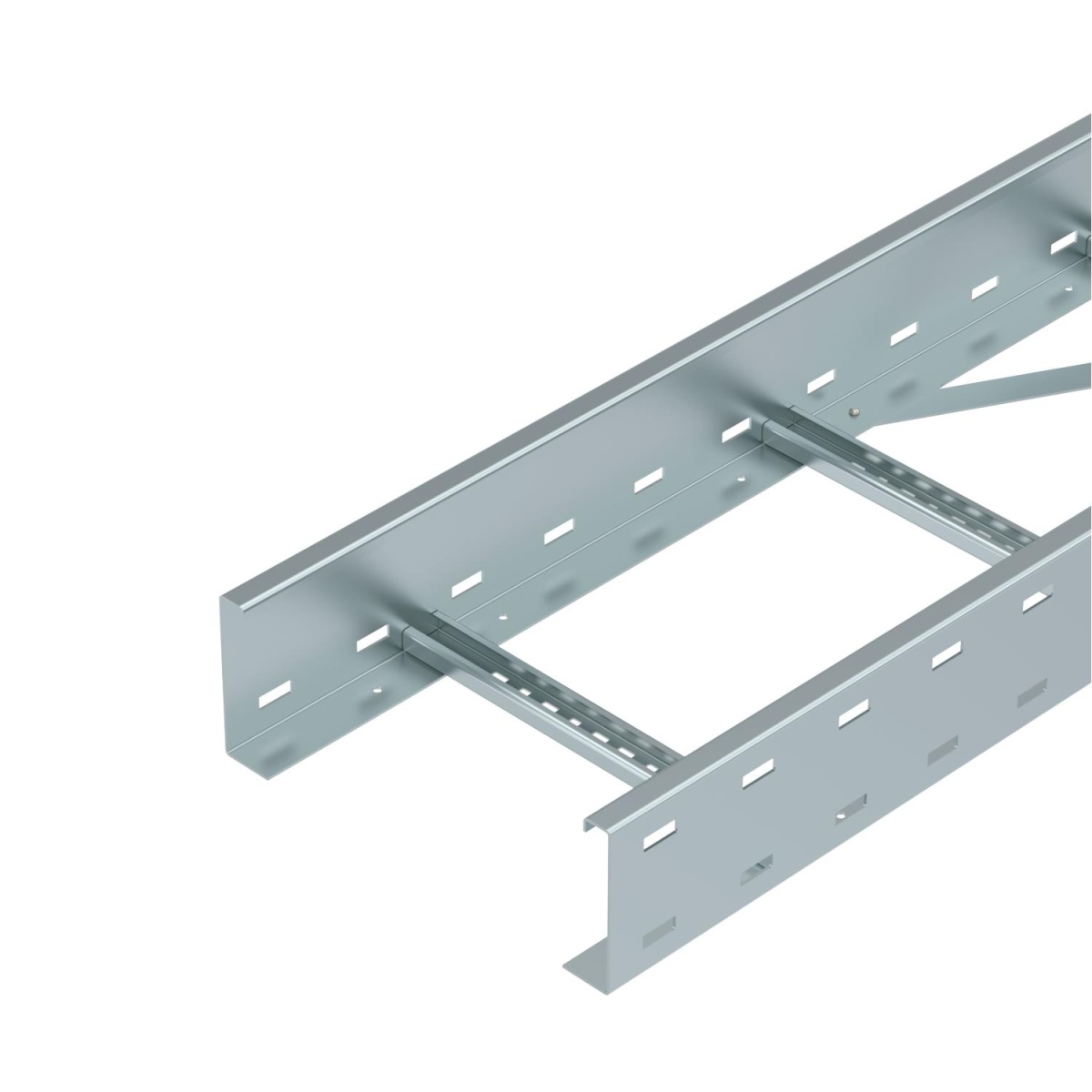 Caminho cabo escada grande vão aba perfurada 110x300x6000 Aço galvanizado pelo método Sendzimir zinco